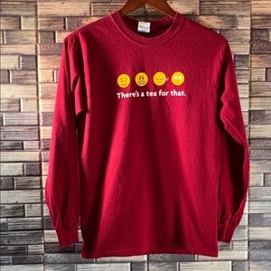Celestial Seasonings Retired "There's a Tea For That" Small Long Sleeve Shirt